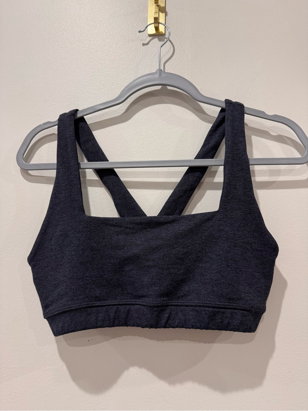 Isla Movement Soft Sports Bra Navy Gray Sz Medium